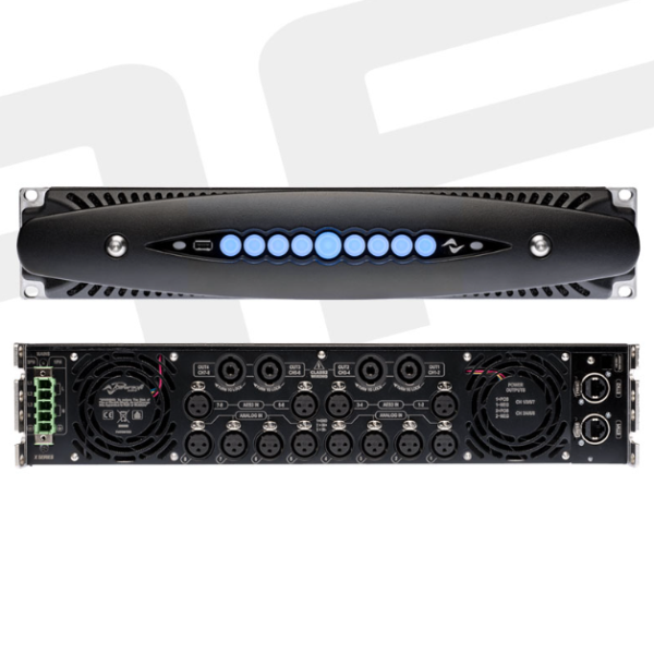 Powersoft X8—an 8‑channel powerhouse with integrated DSP and optional Dante